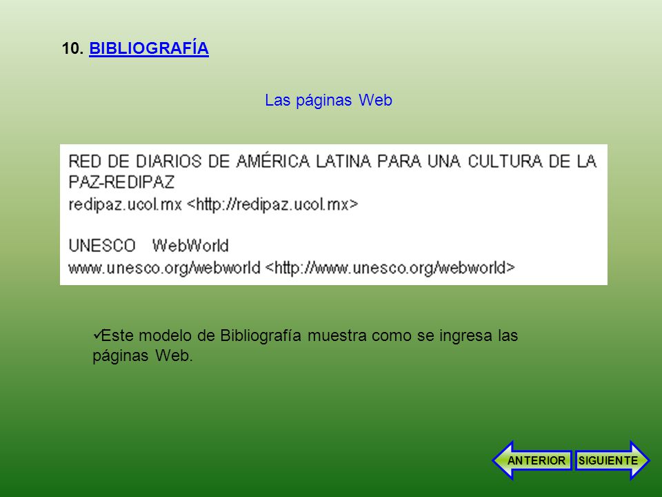 citas paginas web icontec
